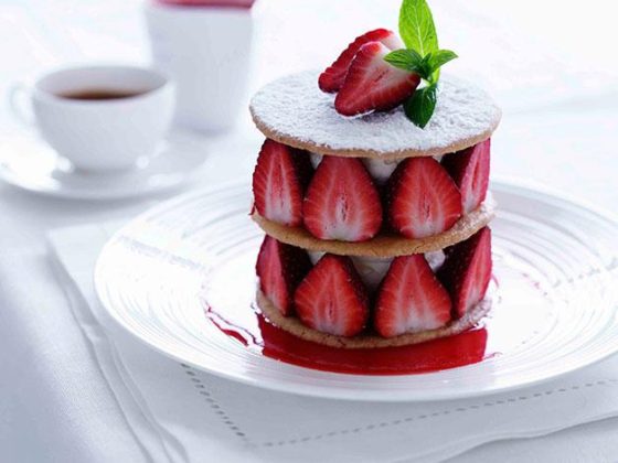 Strawberry shortbread Marco Pierre White