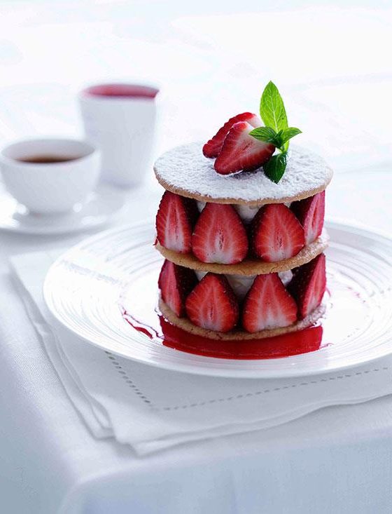 Strawberry shortbread Marco Pierre White