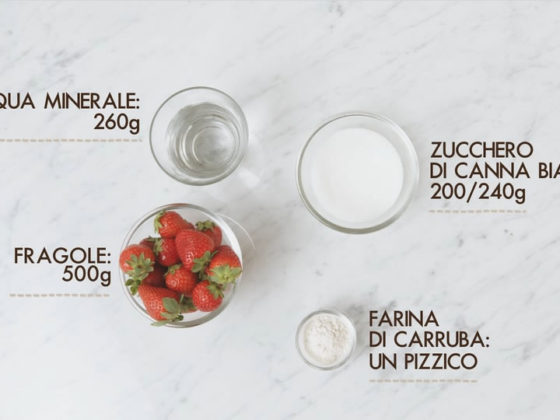 Ricetta sorbetto alla fragola