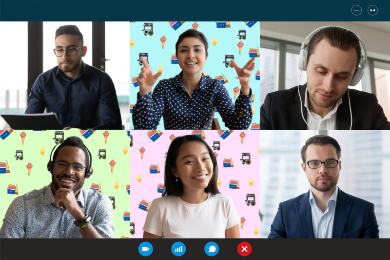 Sfondi "gelati" Grom per per le tue call virtuali